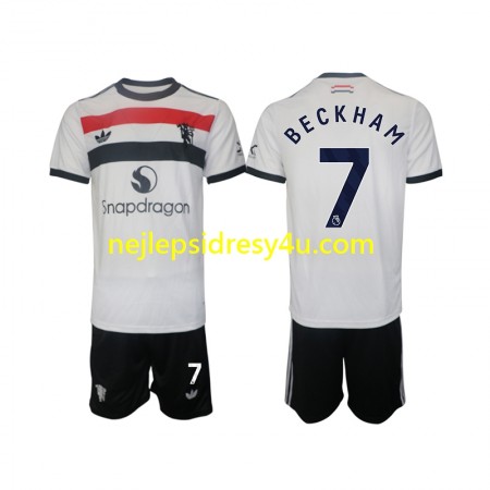 Fotbalový Dres Manchester United Beckham 7 Dětské Alternativní 2024/25